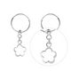 thumbnail image 2 of Aros de Plata 925 Argolla con Relieve de Flor, 2 of 4