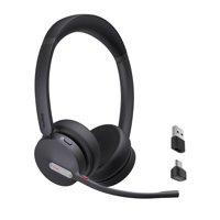 Auriculares Inalámbricos Bluetooth Yealink Bh70 Con Batería De Micrófono De 35 H