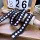 thumbnail image 1 of suxuMhao Tela para Costura y Manualidades, Ribete de Encaje, Cinta de Encaje, Encaje para Bordado, Ribete de Tela, Encaje para Coser, Ribete de Satén, Negro + Rosa, 0.78IN*10YD, 10YD de Largo Total,, 1 of 3