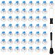thumbnail image 1 of Switches azules Deftomo Clicky de 3 pines, 50 unidades, 1 of 3