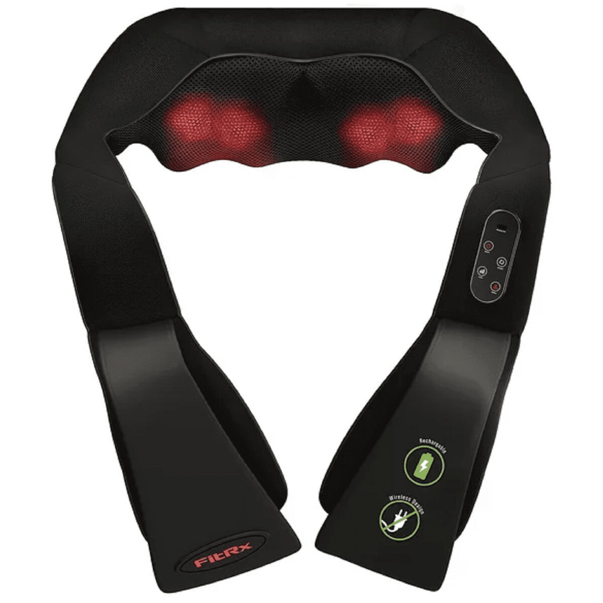Masajeador Shiatsu Fitrx Inalambrico Calor Espalda Cuello