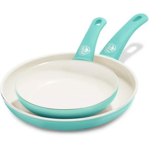 Greenlife - Juego De Sartenes Y Sartenes Soft Grip Healthy Ceramic