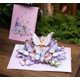 thumbnail image 3 of Tarjeta de Felicitación PALOX CRAFTS Jardín de Mariposas 3D Pop-Up, 3 of 6