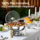thumbnail image 2 of Juego de platos para buffet y catering GGIU, 5 litros, de acero inoxidable, 2 of 6
