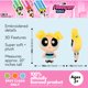 thumbnail image 2 of Cojín Franco The Powerpuff Girls Bubbles Soft de 50 x 45 cm, 2 of 7