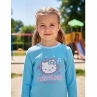 Polera Niña Hello Kitty Turquesa 4