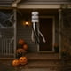 thumbnail image 3 of Colgante Calavera con Cintas Blanco y Negro 100 cm Halloween - Frank & Mortis, 3 of 3