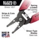 thumbnail image 2 of Pelacables y Cortador Klein Tools 11049 Acero Endurecido, 2 of 8