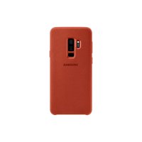 Funda Samsung Galaxy S9 De Tela Alcántara Roja Con Carga Inalámbrica Qi