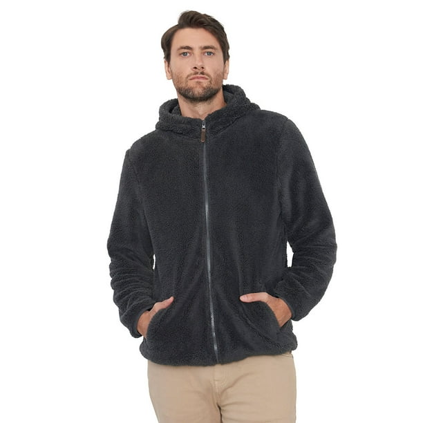 Polerón Hombre Coral Fleece Charcoal Corona