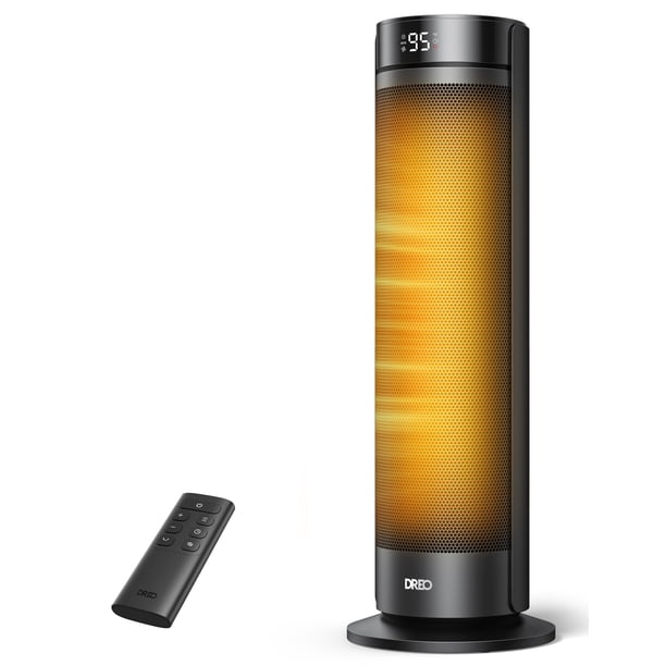 Control remoto de cerámica PTC con torre eléctrica Space Heater Dreo de 23 pulgadas