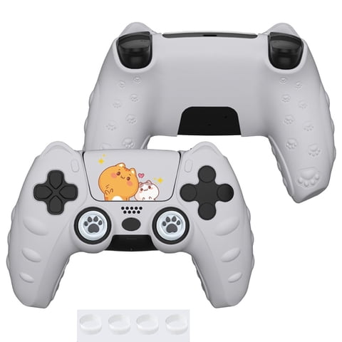 Funda Protectora Silicona Aaronmei Ps5 Gris