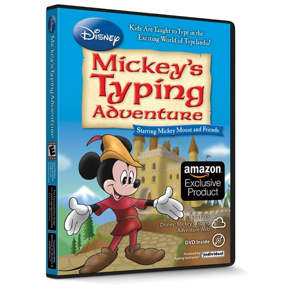 Software de entrenamiento de mecanografía Software individual Disney Mickey