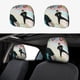 thumbnail image 1 of Dj Raphi Funda Protectora Universal Para Reposacabezas De Coche Funda Elástica Para Reposacabezas De Asiento De Auto Funda De Tela Antipolvo Accesorios De Interior 2 Piezas, 1 of 6