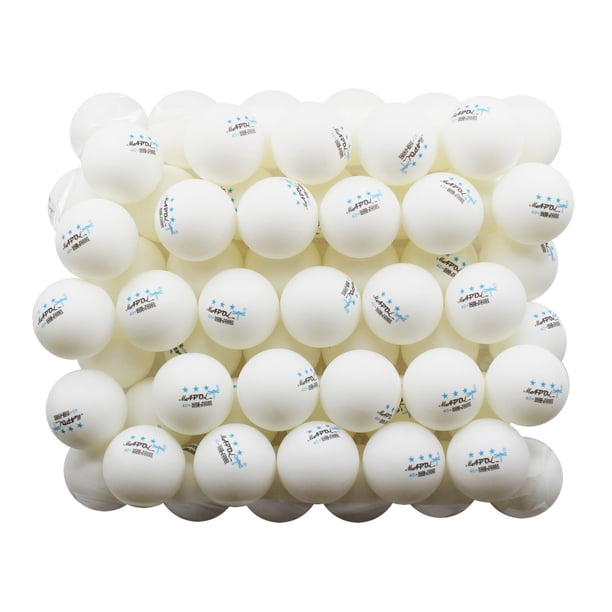 Pelotas de tenis de mesa MAPOL 50 unidades 40 mm 3 estrellas blancas