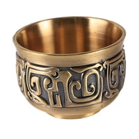 Magideal - Taza De Whisky, Decoración De Copa De Licor De Vino En Relieve, Mini Vaso De Chupito De Metal Vintage Único Para Aniversarios, Bodas De Tequila, 25Ml C