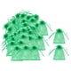 thumbnail image 1 of 100 Bolsas De Malla Con Cordón Para Jardín, Bolsas De Protección Para Frutas, 10 Cm X 12 Cm, Color Verde, 1 of 5