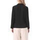 thumbnail image 3 of INSPIRE CHIC Blazer Casual para Mujer de Lino con Cuello con Solapa de Manga Larga Chaqueta Ligera de Negocios Casual Talla L Negro, 3 of 6