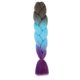 thumbnail image 1 of Xiao Hua Extensiones de cabello trenzado de ganchillo, 3 piezas, 23.6 pulgadas de largo, resistentes al calor, trenzadas de ganchillo, preestiradas, sin nudos, para peinado DIY, B228, 1 of 3