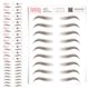 thumbnail image 1 of Tatuajes Temporales de Cejas Brows by Bossy Marrón Afinado 10, 1 of 8
