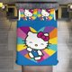 thumbnail image 1 of Hello Kitty Colorful Heart1 3 Pieces Duvet Cover Set Full Size Super Soft Fade Resistant Microfiber, 1 of 4