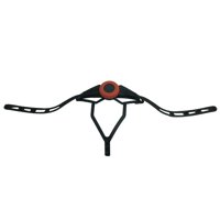 Magideal - Sistema De Retención De Casco Para , Accesorios Negros, De Ajustable Para De Montaña, Niños, Adultos, Esquí, Escalada , B B