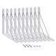 thumbnail image 1 of Soportes de estantería HOME MASTER HARDWARE, 25 x 20 cm, metal blanco, paquete de 10, 1 of 7