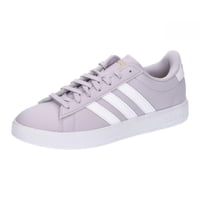 Zapatillas Adidas Grand Court 2.0 Para Mujer Plateadas Y Blancas 7.5