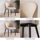 thumbnail image 4 of Juego De 2 Sillas Isadora Comedor Tela Pu Con Patas De Acero, 4 of 8