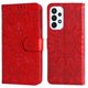 thumbnail image 1 of Funda tipo cartera FOXDOCK para Samsung Galaxy A23 4G/5G , diseño girasol en relieve, cuero PU, cierre magnético, soporte y tarjetero, 1 of 5