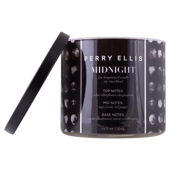 Vela perfumada Perry Ellis Midnight Soy Candle Luxury