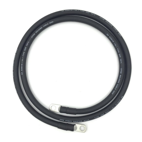 Cable De Batería End Game 4 Awg 1 8 M Cobre Puro Negro