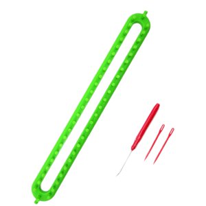 Bothyi - Kit De Telar Para Tejer Herramientas De Costura Tejido Hecho A Mano Tejedora Verde 18,5 Pulgadas