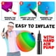thumbnail image 3 of Playground Balls Bedwina, hinchable con forma de arcoíris de 18 cm, paquete de 2 unidades con bomba, 3 of 7