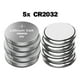 thumbnail image 2 of Pack Tira 5 Pilas Tipo Boton Litio Cr2032 Lithium gris, 2 of 4