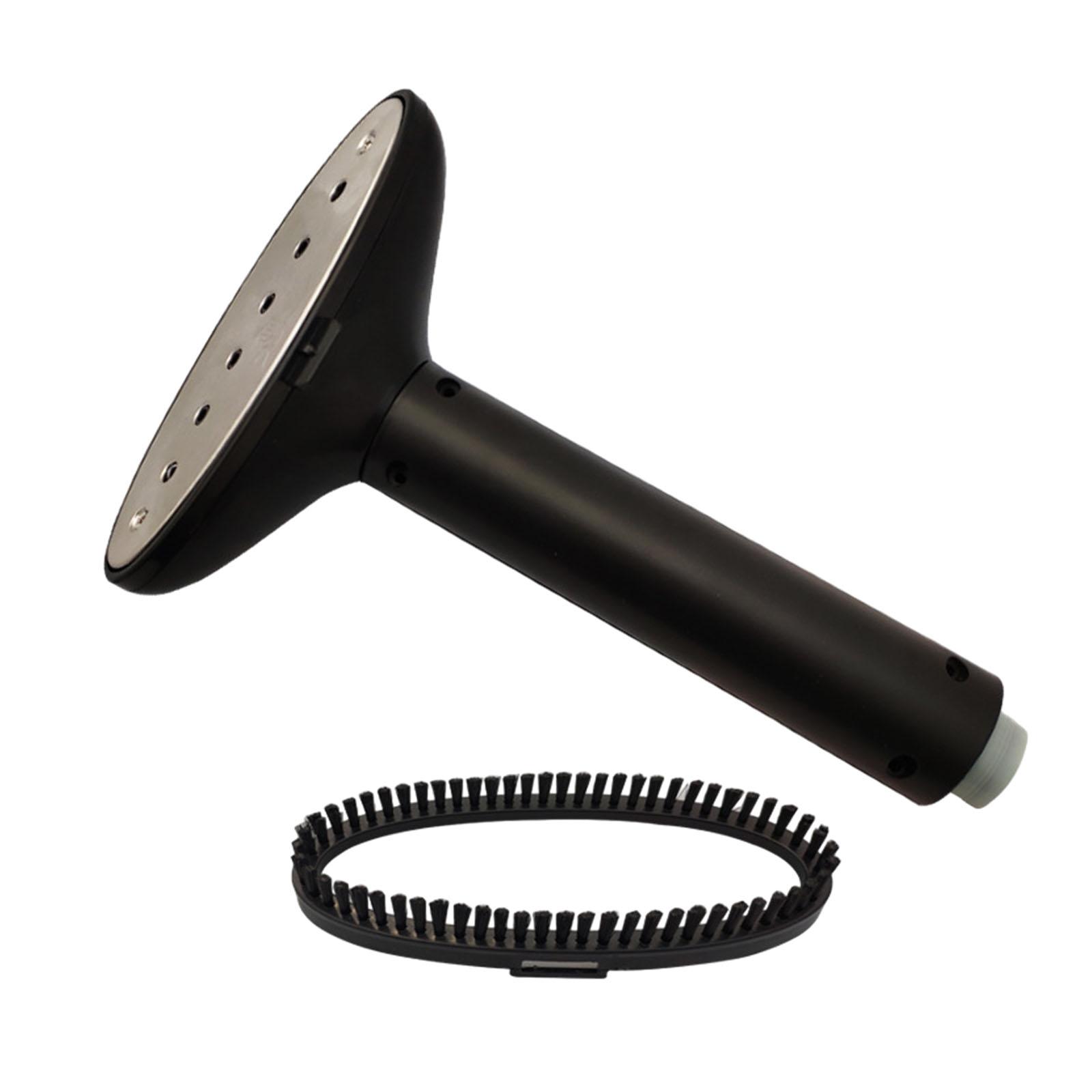 Magideal - Boquilla Comercial Para Máquina De Planchar Ropa, Boquilla De Tubo De Aire De Repuesto, Cabezal De Cepillo Con Mango De Hierro Eléctrico Para Cortinas