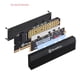 thumbnail image 5 of Adaptador SilverStone Technology Slim M.2 M Key PCIe NVMe a PCIe X4 con disipador térmico, 5 of 8