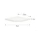 thumbnail image 2 of Repisa De Esquina Flotante Minimalista Blanca Organizador 30cm, 2 of 5