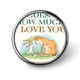 thumbnail image 1 of Adivina cuánto te quiero-Theme Round Button Badge: Premium Metal Construction, Ideal for High-End Events 2.8 cm, 1 of 6
