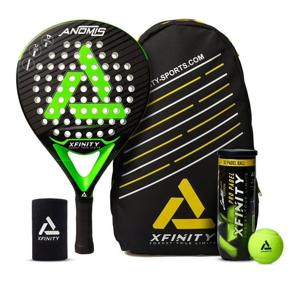 Pack Padel Pala Anomis - Mochila - Muñequera - Tarro