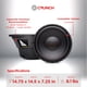 thumbnail image 4 of Subwoofer Crunch CRW12D4 31 cm 800 W 4 Ohmios DVC, 4 of 9