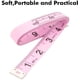 thumbnail image 4 of Edtape - Cinta métrica corporal (2 unidades), suave, para coser telas, sastres, manualidades, 60 pulgadas/1,5 m, retráctil, de doble cara, color rosa, 4 of 6