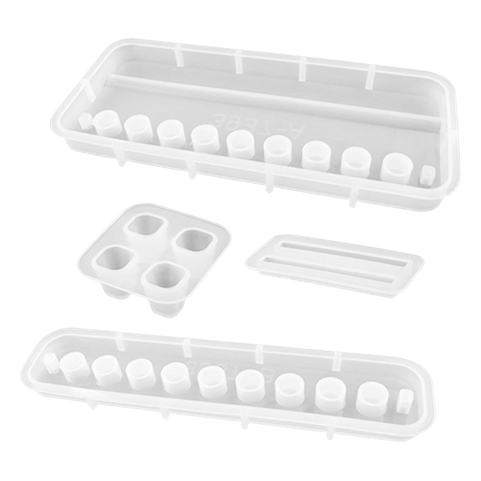 Magideal - Portalápices De Silicona Para Fundición De Resina, Soporte Para Teléfono, Organizador De Brochas De Maquillaje, Kit De Resina, Adornos De Escritorio D