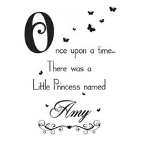 Rienda Libre Graphics - Decomural Personalised Name Once Upon A Time Ws-44243