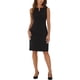 thumbnail image 1 of INSPIRE CHIC Vestido de Mujer para Trabajar Regreso a Clases Atuendo de Maestra Elegante Sin Mangas Ajustado Lápiz Vestidos S Negro Sólido, 1 of 6
