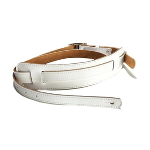 Bothyi - Cinturón De Bajo De Cuero De Correa De Guitarra Para La Guitarra Eléctrica Bass Entertainment White