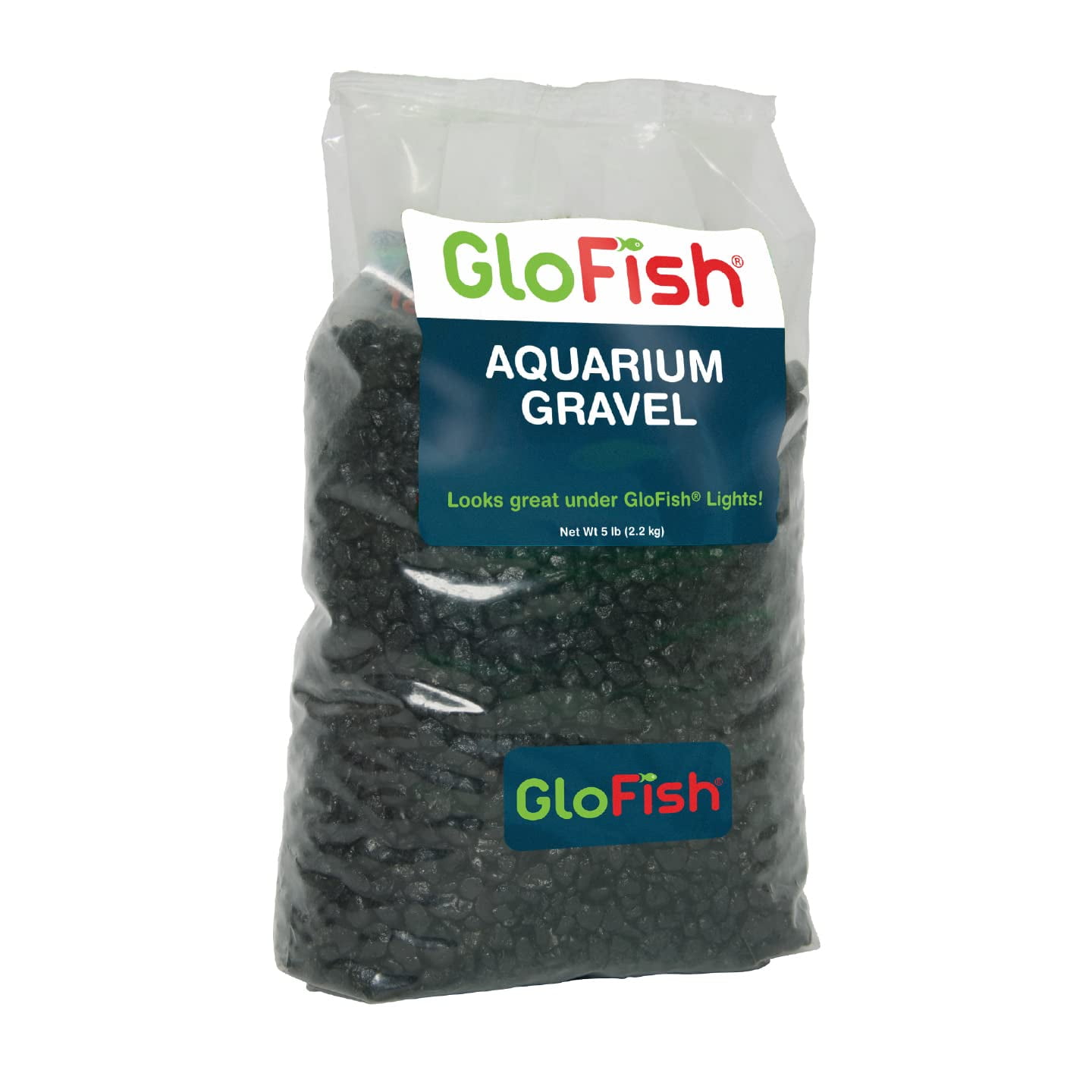 Grava para Acuario GloFish Negra Sólida Bolsa de 2.3 kg