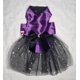 thumbnail image 1 of Vestido mascota tul negro estrellas talla XL, 1 of 2