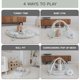 thumbnail image 2 of Juego Mat & Play Gym Aila+Aiden, 6 en 1, XL, actividad para bebés, salvia, 2 of 5