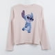 thumbnail image 1 of Polera Manga Larga Niña Kisses Lilo & Stitch Rosado Disney, 1 of 3